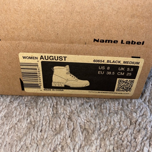 Womens work boots shoes size 8-shoes for crews-august - Picture 6 of 7